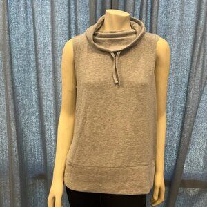 BB Dakota Sleeveless Cowl Neck Hoodie With Open Back